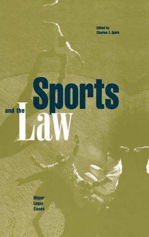 Cover of the book Sports and the Law by Eric Williams