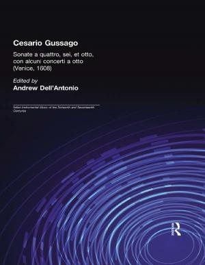 Cover of the book Cesario Gussago. Sonate a quattro, sei, et otti by H.J. Eysenck