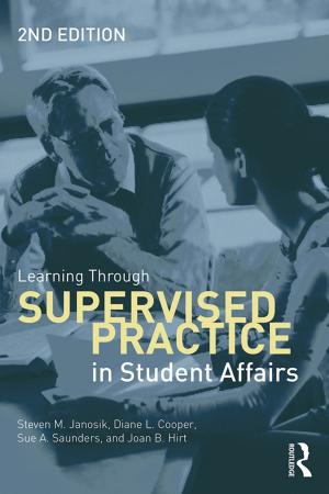 Cover of the book Learning Through Supervised Practice in Student Affairs by Eli Johnson