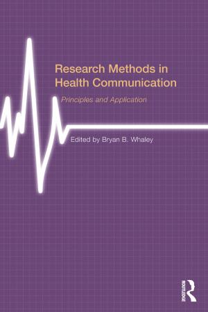 Cover of the book Research Methods in Health Communication by Colm Kerrigan