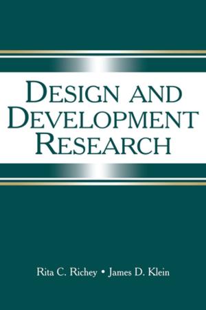 Cover of the book Design and Development Research by Forrest Capie, Alan Webber