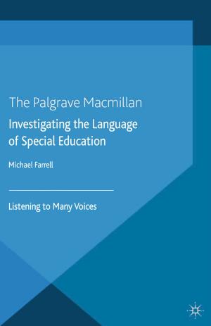 Cover of the book Investigating the Language of Special Education by 