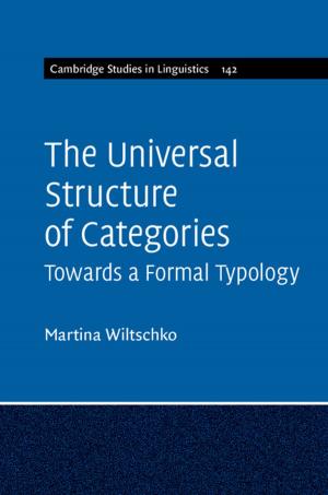 Cover of the book The Universal Structure of Categories by Adefolake O. Adeyeye