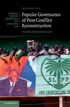 Cover of the book Popular Governance of Post-Conflict Reconstruction by Daniele L. Marchisio, Rodney O. Fox