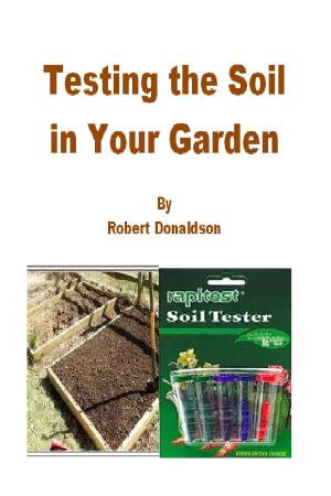 Book cover of Testing the Soil in Your Garden
