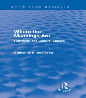 bigCover of the book Where the Meanings Are (Routledge Revivals) by 