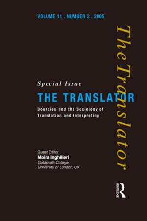 Cover of the book Bourdieu and the Sociology of Translation and Interpreting by Robert E. Lee, Thorana S. Nelson