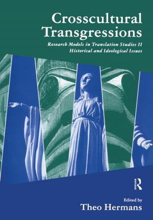 Cover of the book Crosscultural Transgressions by Jenneke Oosterhoff