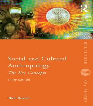 Cover of Social and Cultural Anthropology: The Key Concepts