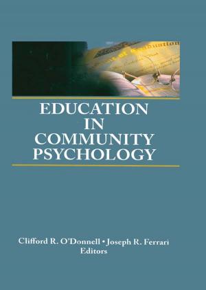 Cover of Education in Community Psychology
