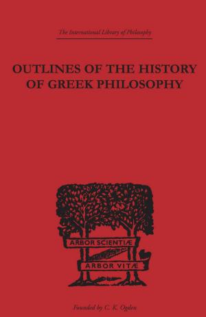 Book cover of Outlines of the History of Greek Philosophy