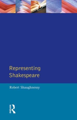 Cover of the book Representing Shakespeare by Morton R. Davies, John Greenwood, Nicholas Walkley