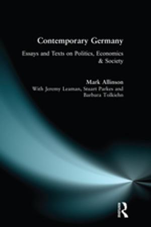 Book cover of Contemporary Germany