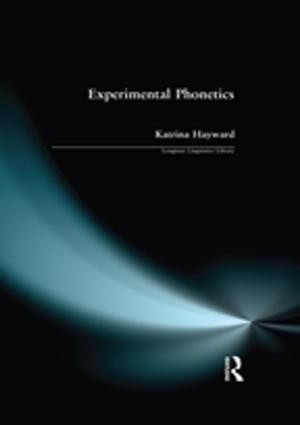 Cover of the book Experimental Phonetics by Margrit Eichler