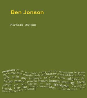 Cover of the book Ben Jonson by Eckart Schütrumpf