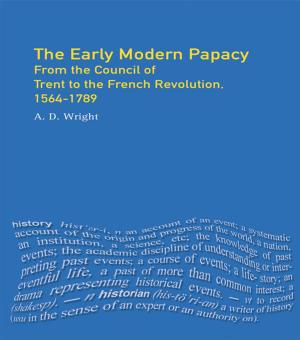 Cover of the book The Early Modern Papacy by Anna S. Vlasova, Natalia M. Udalova