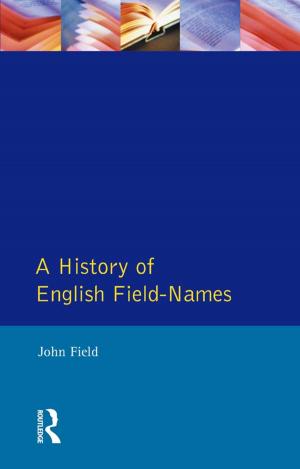Book cover of A History of English Field Names