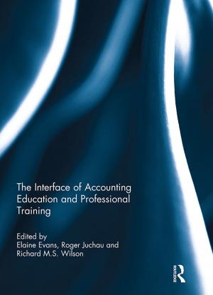 Cover of the book The Interface of Accounting Education and Professional Training by Andrew Stables, Winfried Nöth, Alin Olteanu, Sébastien Pesce, Eetu Pikkarainen