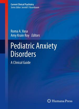 Cover of the book Pediatric Anxiety Disorders by Rudolf Süss, Volker Kinzel, John D. Scribner