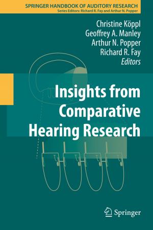 Cover of the book Insights from Comparative Hearing Research by Sanjay Datta, Bhavani Shankar Kodali, Scott Segal