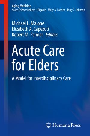 Cover of the book Acute Care for Elders by Zhening Li, Simai He, Shuzhong Zhang