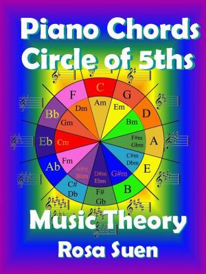 Book cover of Music Theory - Piano Chords Theory - Circle of 5ths
