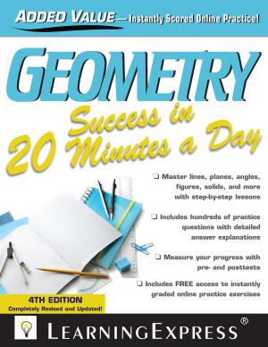 Book cover of Geometry Success in 20 Minutes a Day