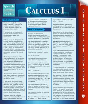 Book cover of Calculus 1