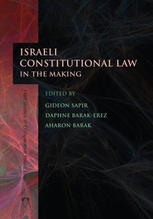 Cover of the book Israeli Constitutional Law in the Making by Professor Sandor Goodhart