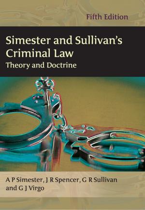 Cover of the book Simester and Sullivan's Criminal Law by Ella Moonheart