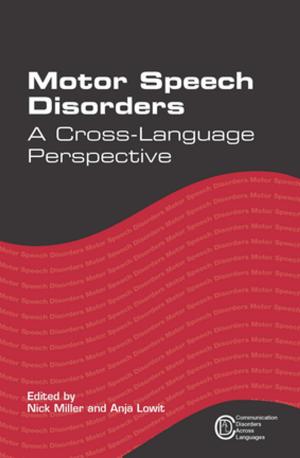 Cover of the book Motor Speech Disorders by Rob Eagar