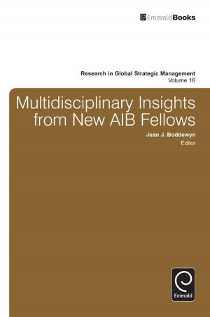 Cover of the book Multidisciplinary Insights from New AIB Fellows by Naresh K. Malhotra