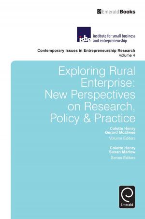 Cover of the book Exploring Rural Enterprise by Grant Savage, Leonard H. Friedman, Jim Goes