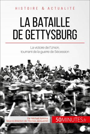 Cover of the book La bataille de Gettysburg by Aurélie Detavernier, 50 minutes, Damien Glad