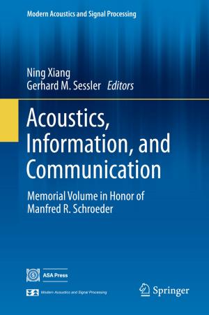 Cover of the book Acoustics, Information, and Communication by Jérôme Beauchez