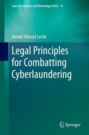 Cover of the book Legal Principles for Combatting Cyberlaundering by Srdjan Stanković, Irena Orović, Ervin Sejdić