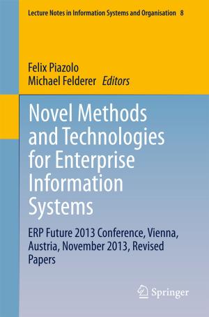 Cover of the book Novel Methods and Technologies for Enterprise Information Systems by Gina C. Mireault, Vasudevi Reddy