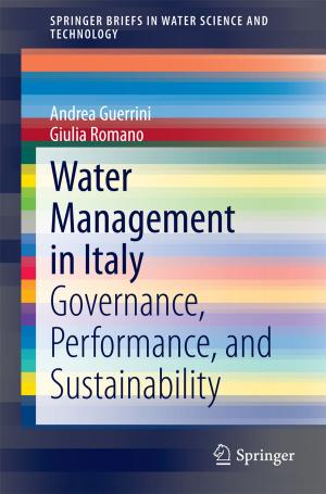 Cover of the book Water Management in Italy by Pradipta Kumar Deb