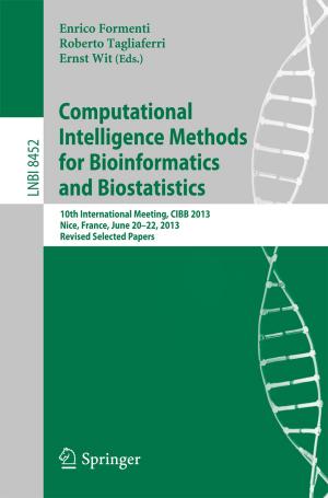 Cover of the book Computational Intelligence Methods for Bioinformatics and Biostatistics by Steven T. Dougherty
