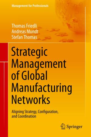 Book cover of Strategic Management of Global Manufacturing Networks