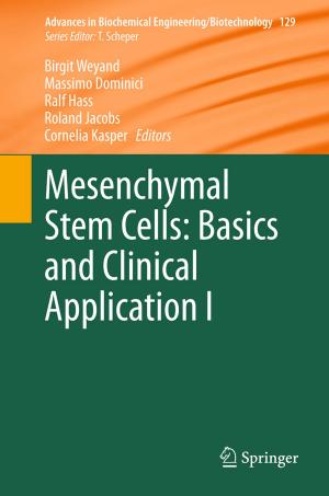 Cover of the book Mesenchymal Stem Cells - Basics and Clinical Application I by R.D. de Abreu, G. van den Berghe, G. Calabrese, D.J. McCarty, B.T. Emmerson, B. Gathof, M. Gonella, U. Gresser, W. Gröbner, I. Kamilli, W. Löffler, W. Mohr, G. Nuki, D. Perrett, J.G. Puig, F. Roch-Ramel, M. Schattenkirchner, J.T. Scott, H.A. Simmonds, O. Sperling, R. Terkeltaub, R.W.E. Watts, H.F. Woods, N. Zöllner, K.L. Schmidt