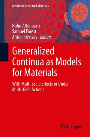 Cover of the book Generalized Continua as Models for Materials by Alastair R Agutter