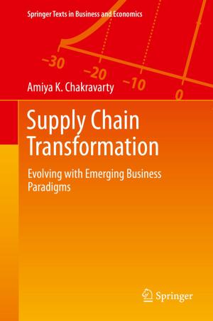 Book cover of Supply Chain Transformation
