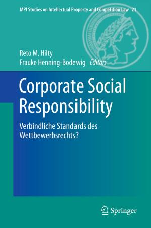 Cover of the book Corporate Social Responsibility by Geraldine Rauch, Reinhard Vonthein, Iris Burkholder, Rainer Muche