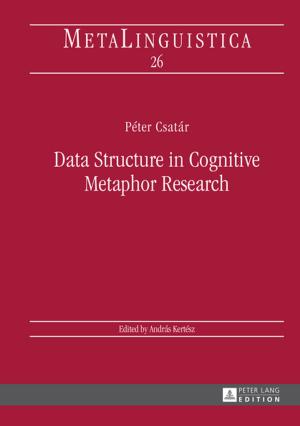 Book cover of Data Structure in Cognitive Metaphor Research