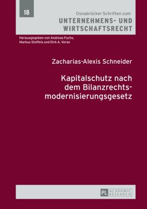 Cover of the book Kapitalschutz nach dem Bilanzrechtsmodernisierungsgesetz by Walter Redfern