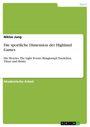 Cover of the book Die sportliche Dimension der Highland Games by Jens-Philipp Gründler