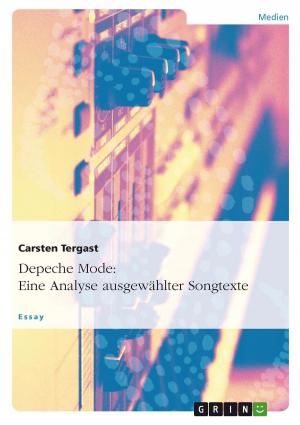 Cover of the book Depeche Mode: Eine Analyse ausgewählter Songtexte by Marius Wallmeier