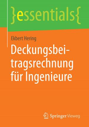 Cover of the book Deckungsbeitragsrechnung für Ingenieure by Claus Tully