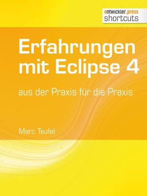 Cover of the book Erfahrungen mit Eclipse 4 by Michael Scholz, Bernd Rücker